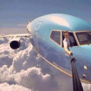 pilot selfie